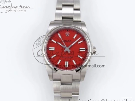 Edition Best 126000 41mm Steel Perpetual 1:1 904L VR3230 Red Clean Oyster Dial 0511